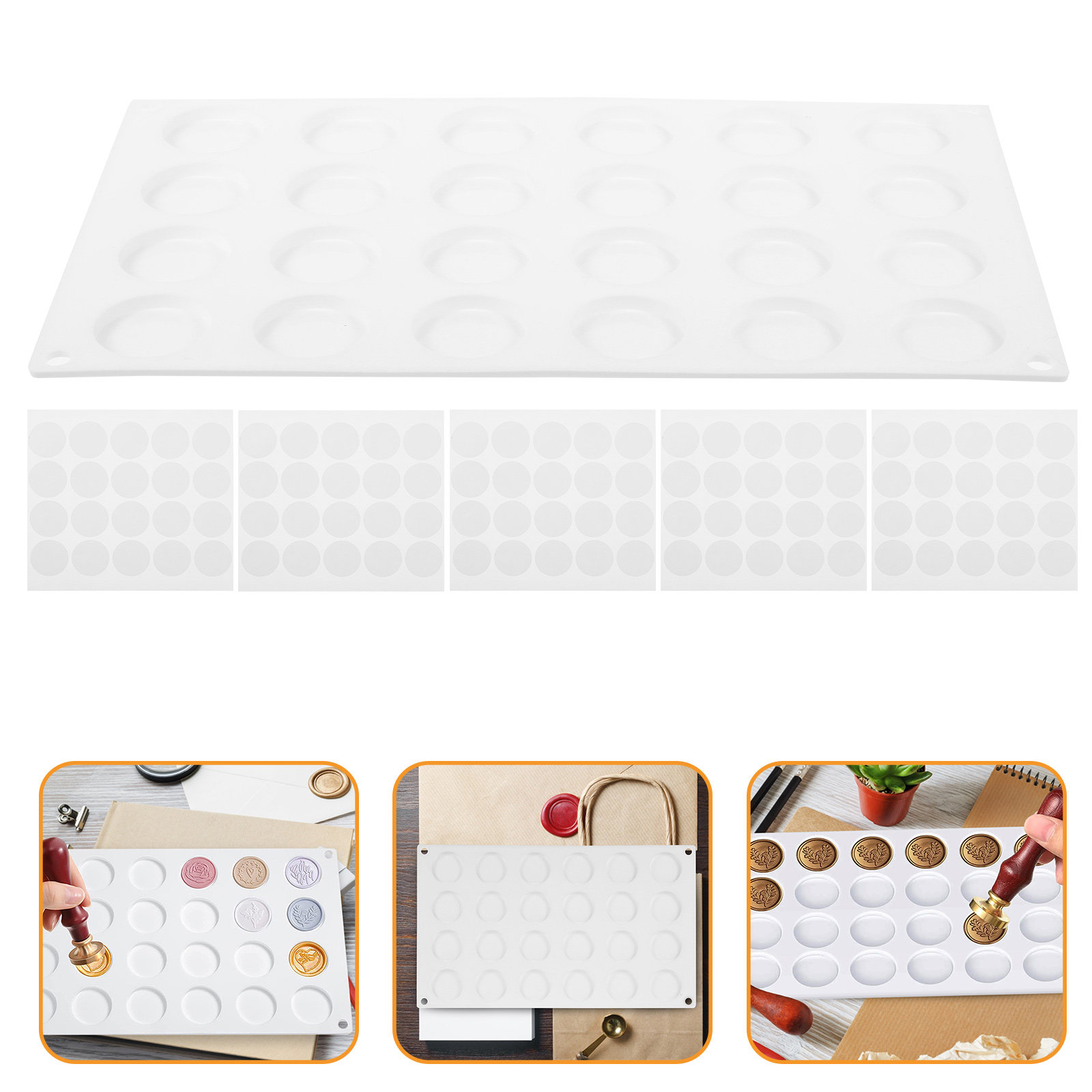 Wax Seal Letter Kit - 1Set Premium Silicone Wax Seal Mold