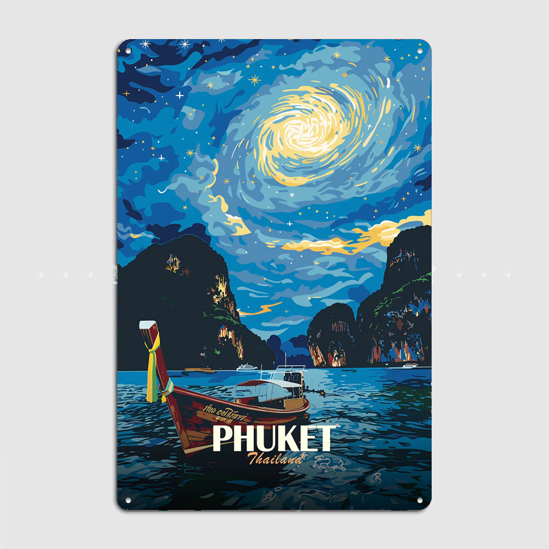 Phuket Thailand Night Sky Boat - Custom Night Sky review and price