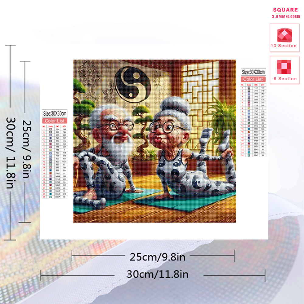 Momoart Old People Diamond Mos - Photo Mosaic Print review and price