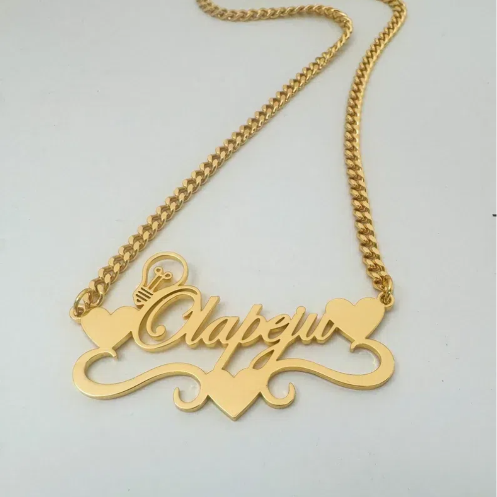Handcrafted Gold Color Name Ne - Name Necklace Custom review and price