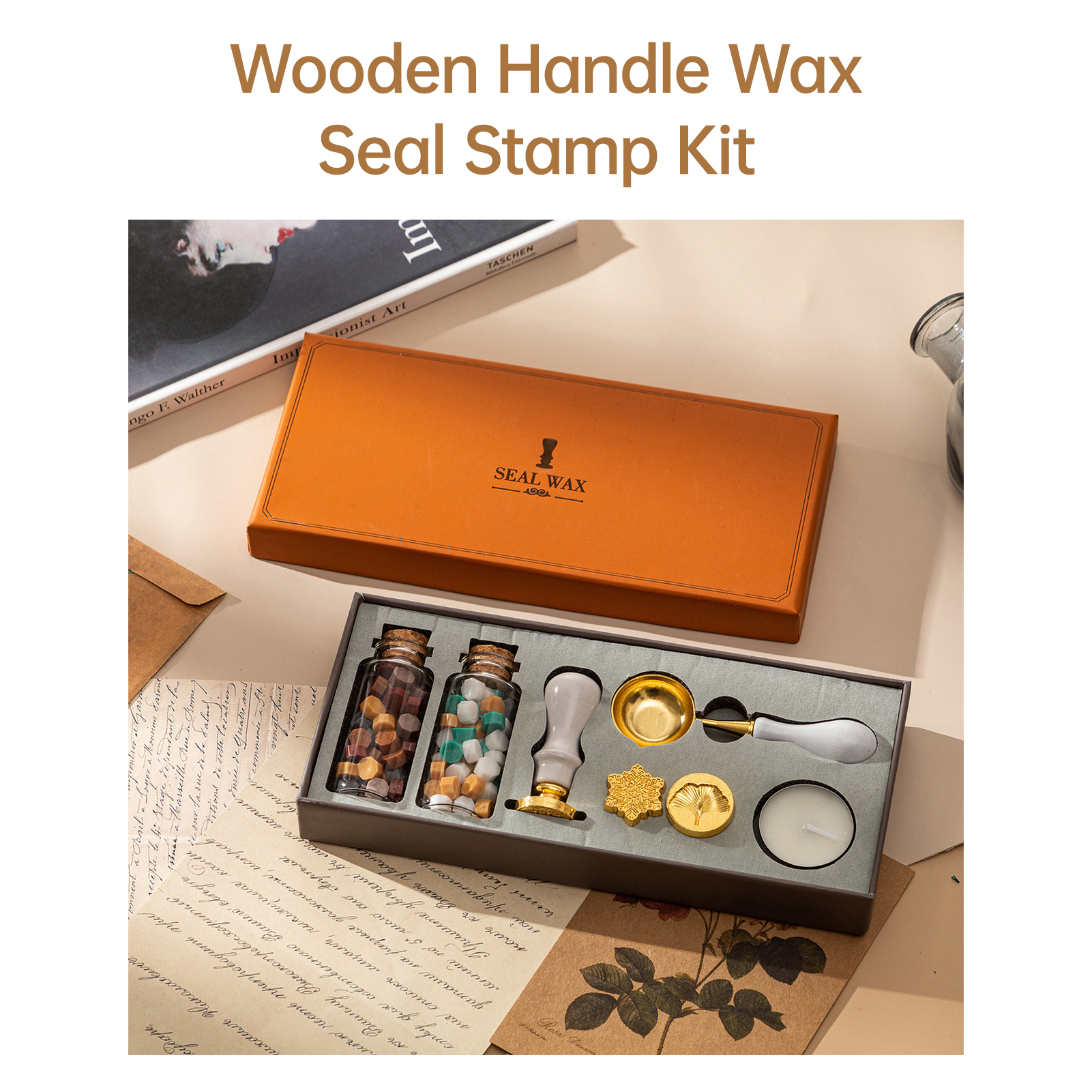 【HOT】Wax Seal Stamp Kit with 3 - Wax Seal Letter Kit review and price