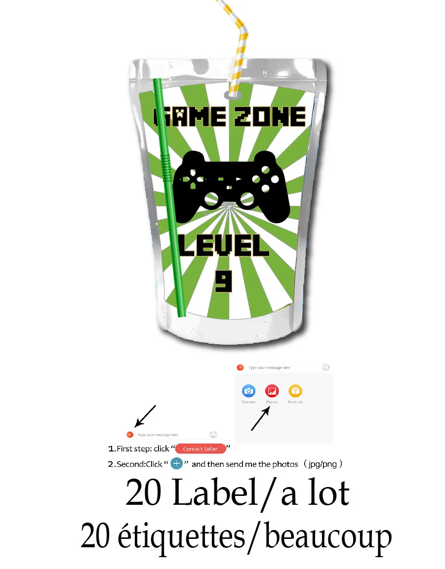 Custom Name Stickers for Juice - Personalized Name Box review and price