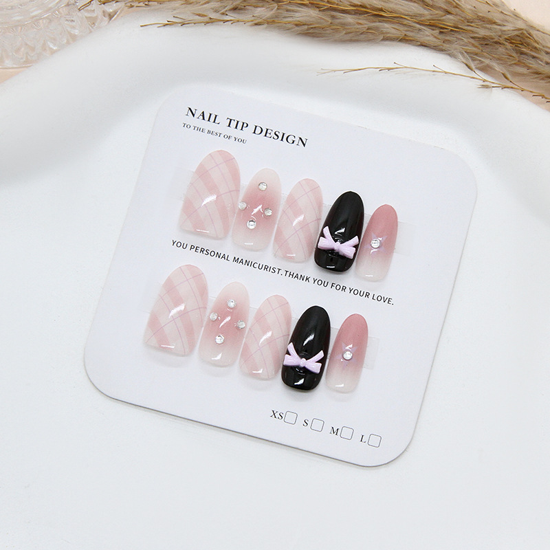 10pcs/bag Press On Nails Bowkn - Pressed Flower Art review and price