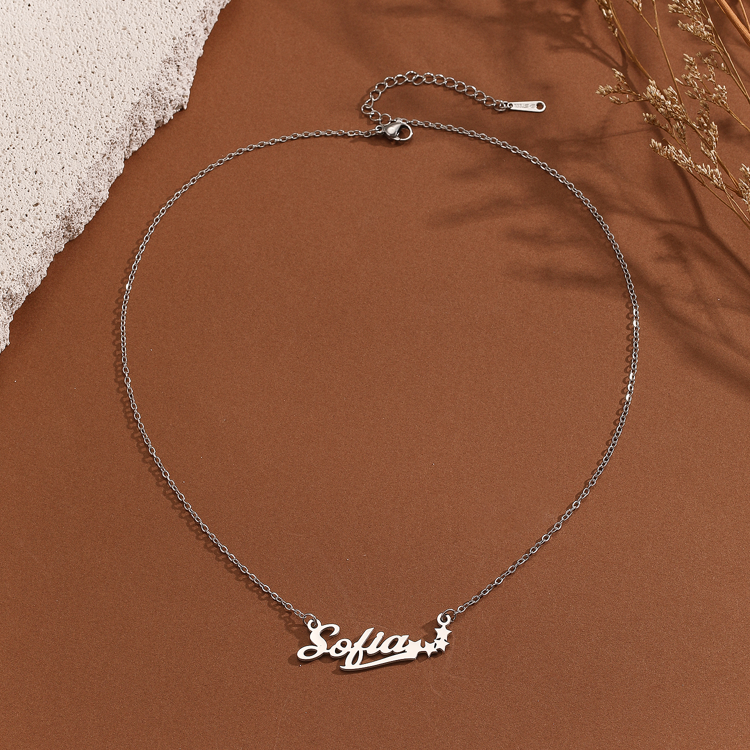 Stainless Steel Star Letter Pe - Name Necklace Custom review and price