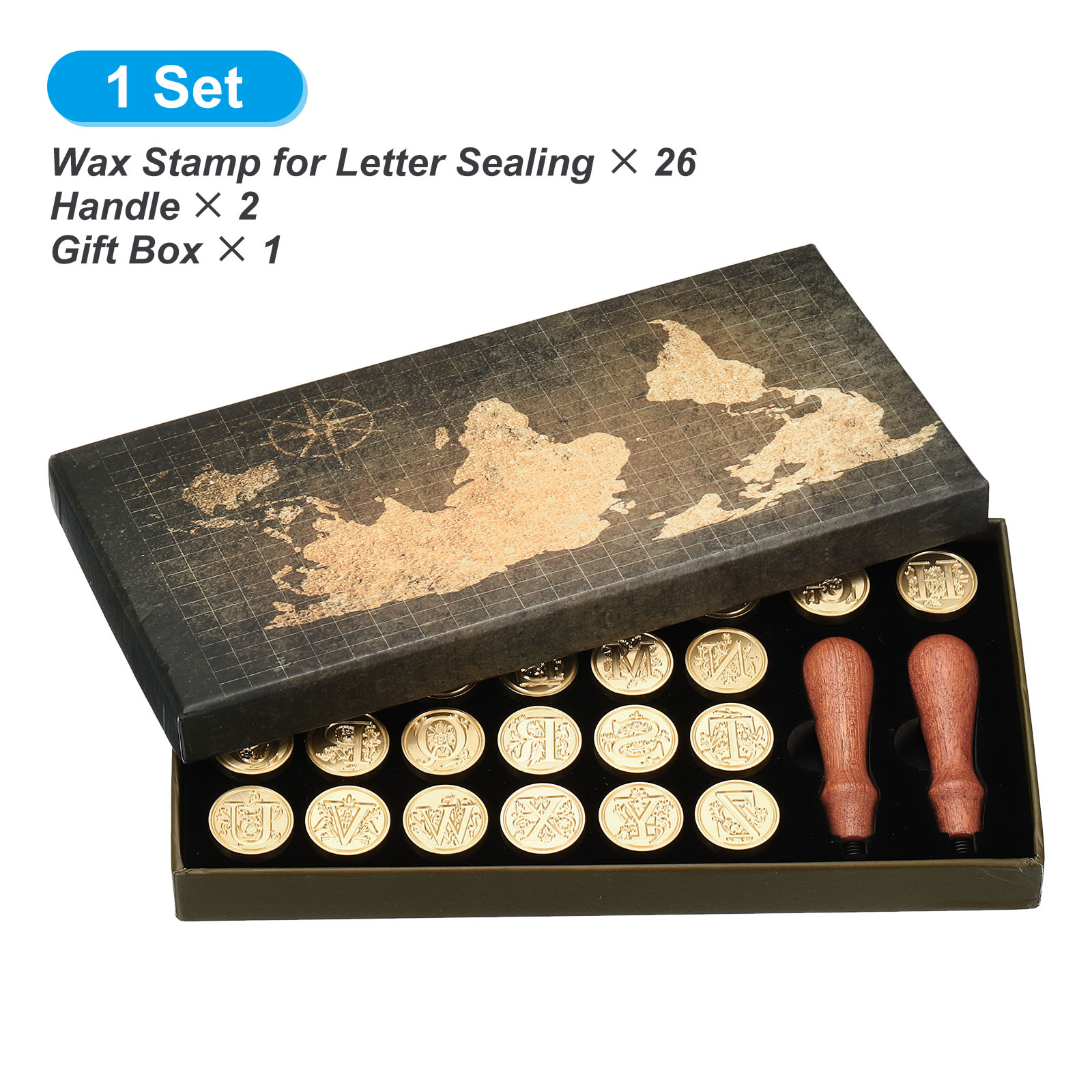 Alphabet Wax Seal Stamp Kit, 2 - Wax Seal Letter Kit review and price