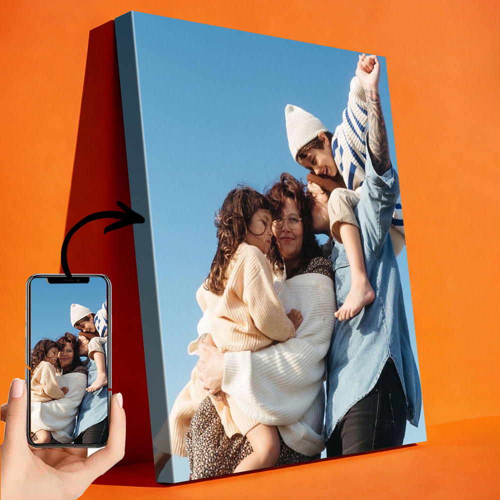 1 Pc Customized Photos on Canv - Engraved Wood Frame review and price