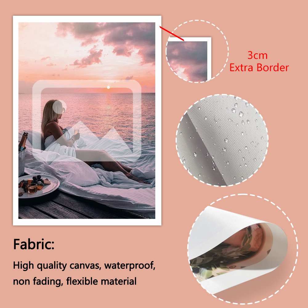 1 Pc Customized Photos on Canv - Engraved Wood Frame review and price