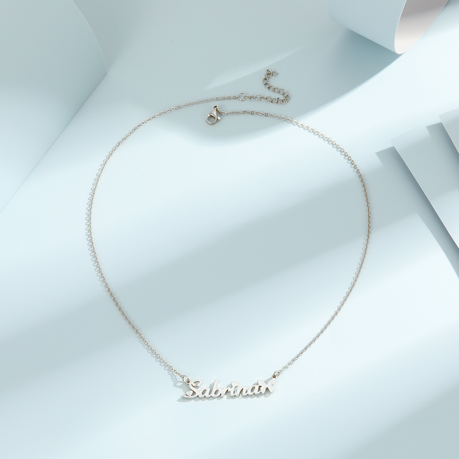 1pc Personalized Butterfly Nam - Name Necklace Custom review and price
