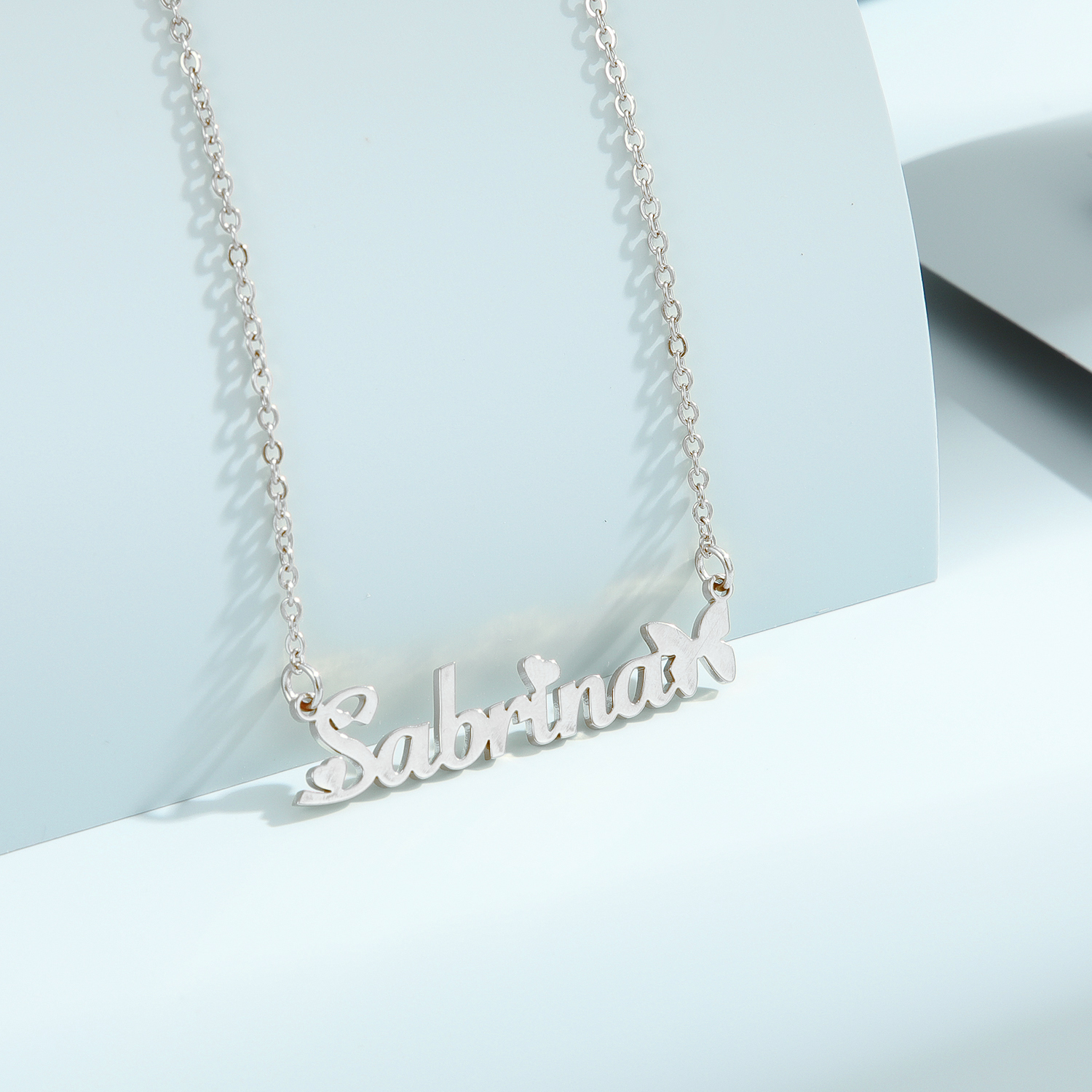 1pc Personalized Butterfly Nam - Name Necklace Custom review and price
