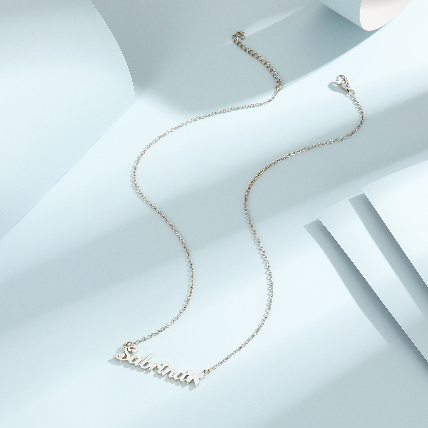 1pc Personalized Butterfly Nam - Name Necklace Custom review and price