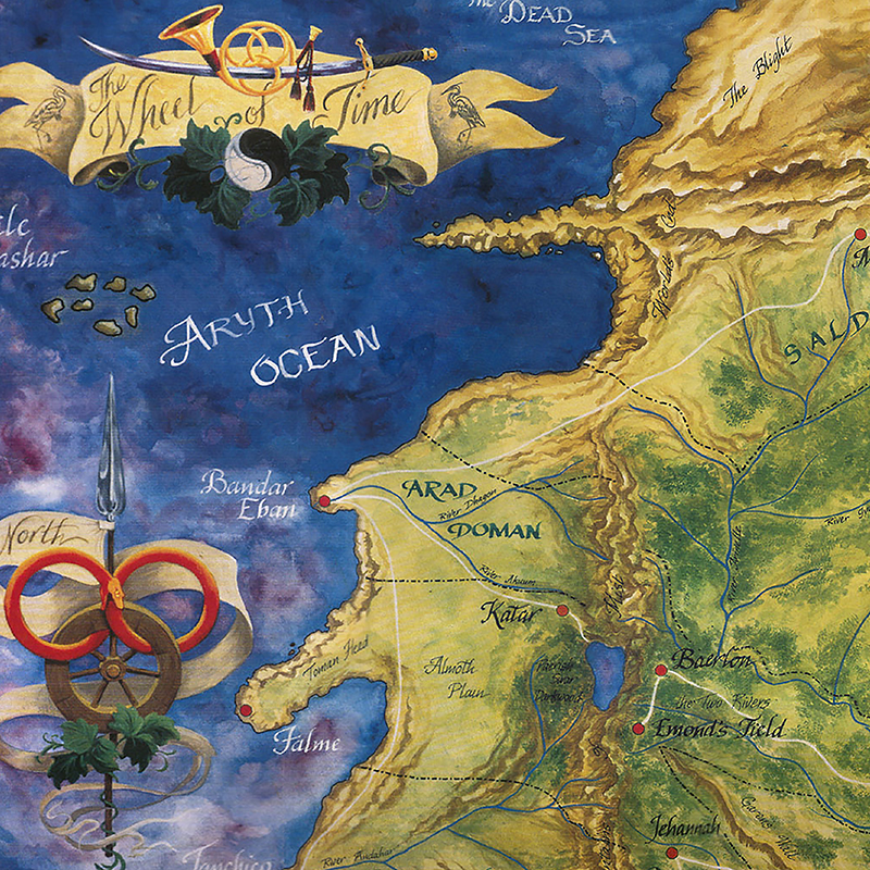 The Wheel of Time Map Poster P - Custom Star Map review and price