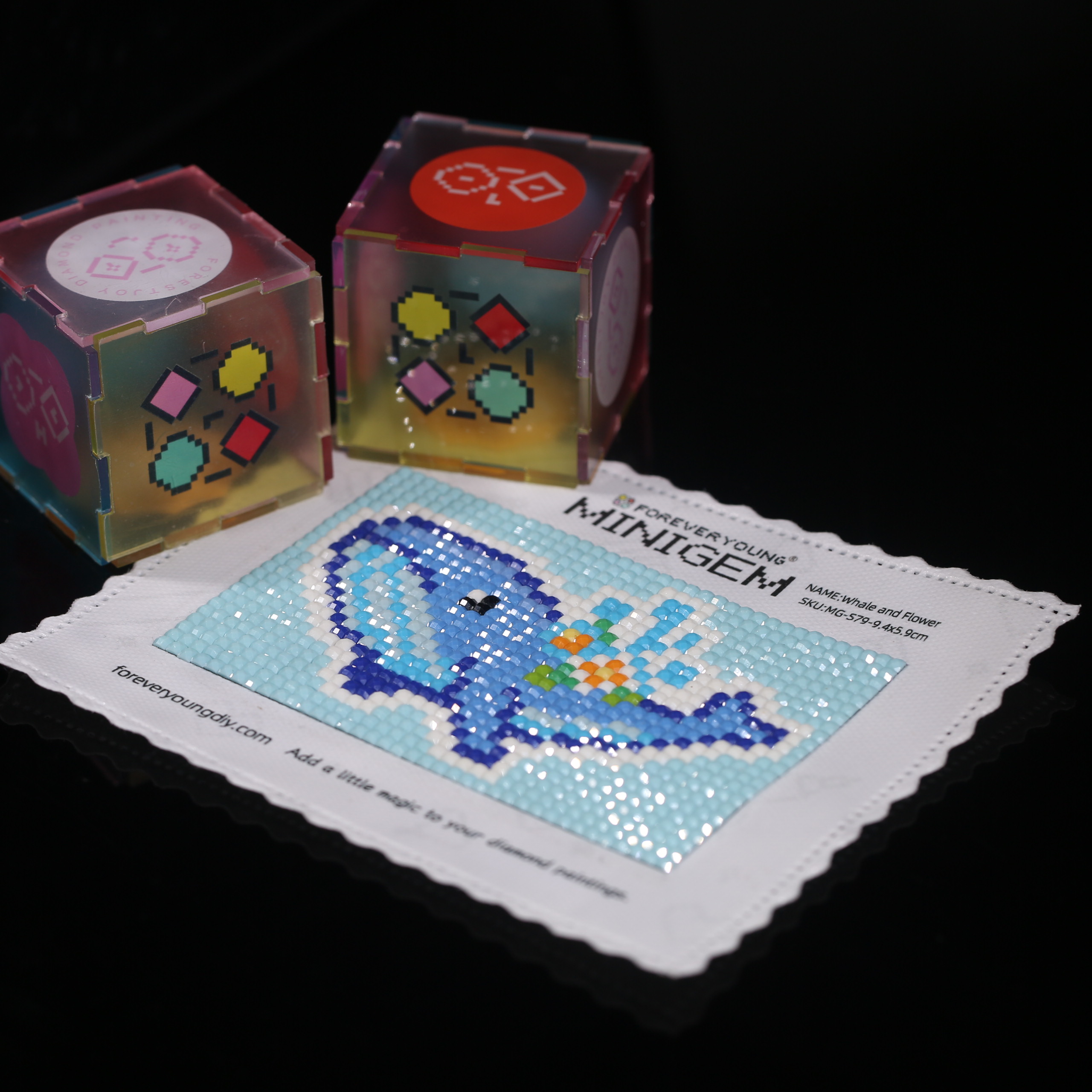 Minigem®: Whale and Flower 9.4 - Photo Mosaic Print review and price