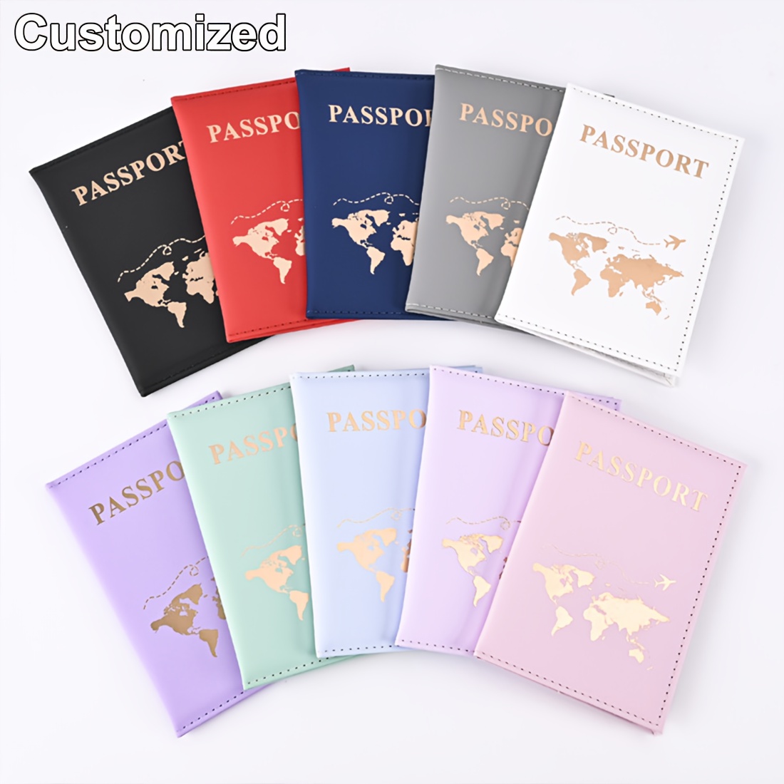 Custom Name World Map Passport - Personalized Name Box review and price