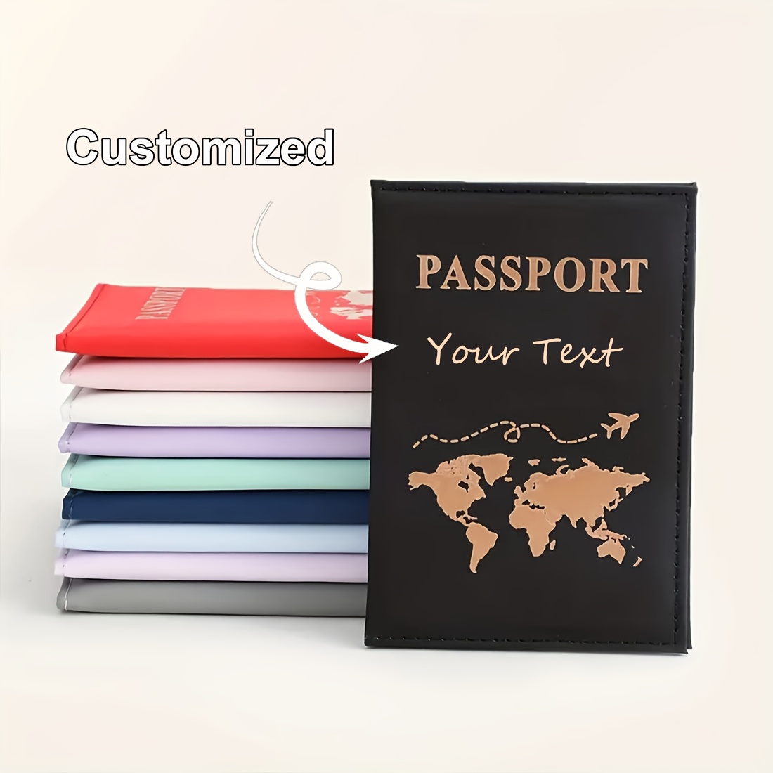 Custom Name World Map Passport - Personalized Name Box review and price