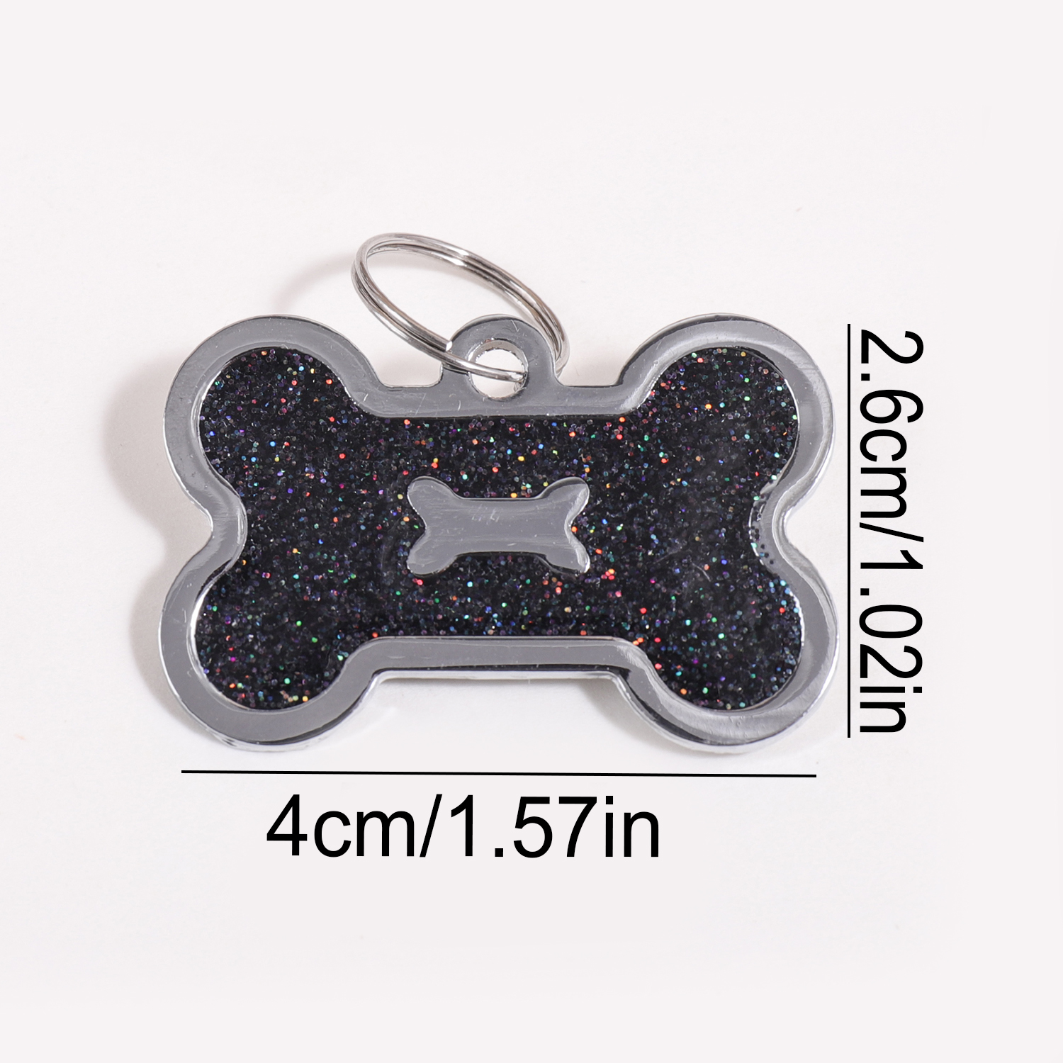 Glitter Custom Text Dog Tags C - Pet Portrait Custom review and price