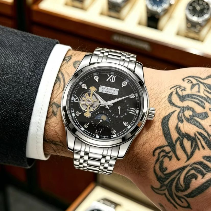 High-End Luxury Men's Automati - Custom Night Sky review and price