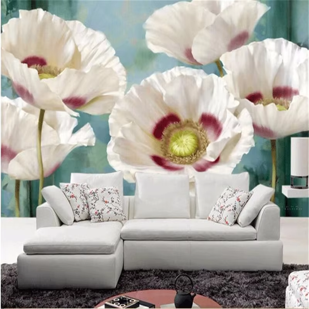 custom White flowers wallpaper - Custom Night Sky review and price