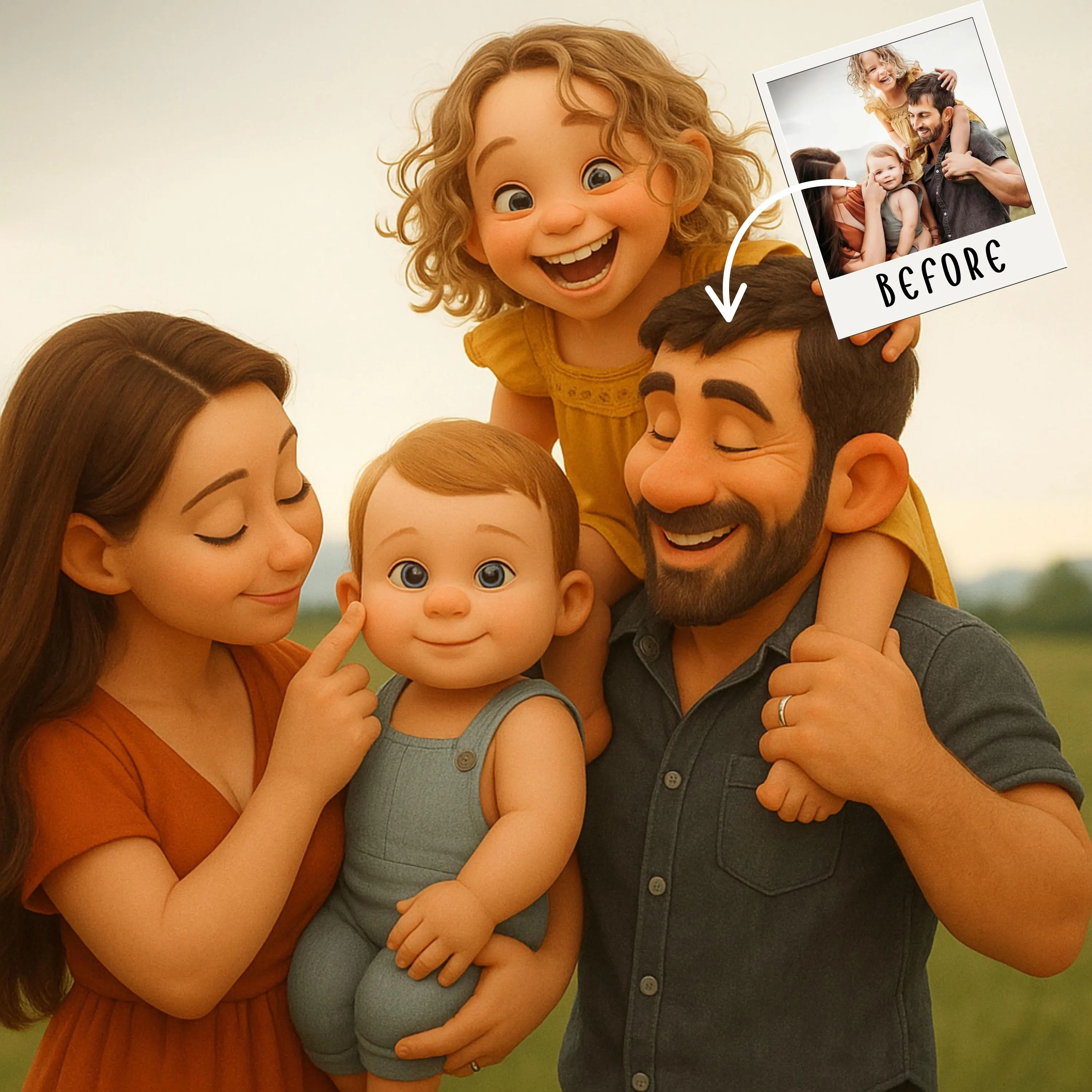 Custom 3D Cartoon Style Portra - Pet Portrait Custom review and price