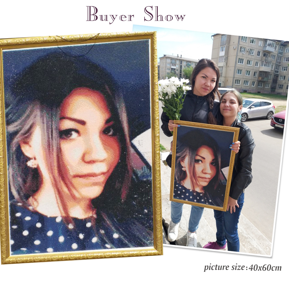HUACAN 5d Diy Diamond Mosaic C - Photo Mosaic Print review and price
