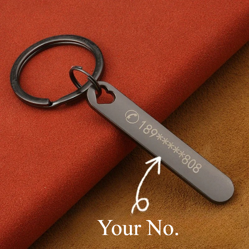 Custom Keychain with Free Engr - Initial Ring Custom review and price