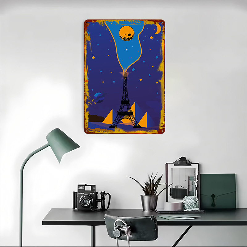 Eiffel Tower Night Sky Poster  - Custom Night Sky review and price