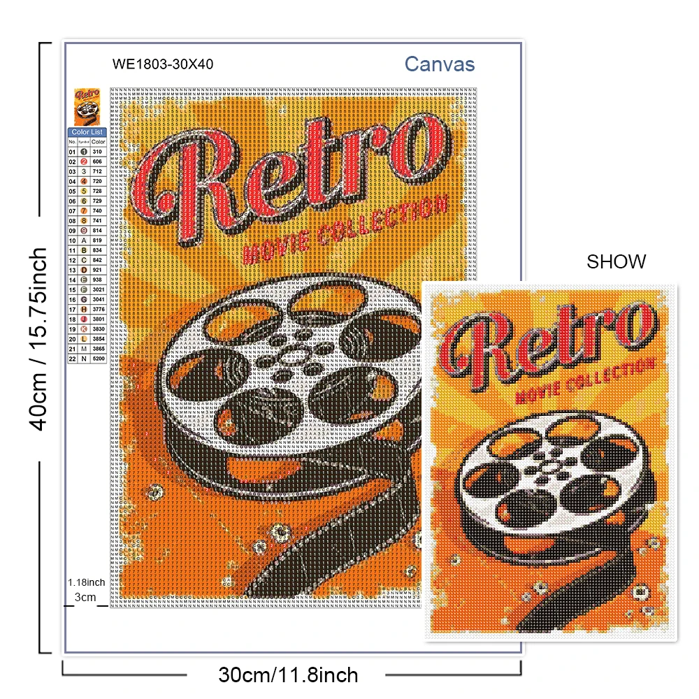 5D Diamond Painting Food Poste - Photo Mosaic Print review and price