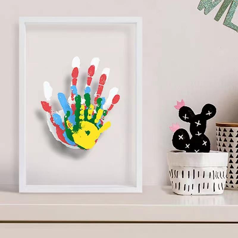1 Set Family Handprint Photo F - Engraved Wood Frame review and price