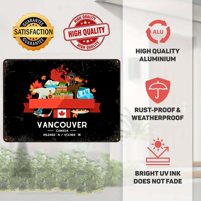 Vancouver City Map Printed Pos - Custom Map Poster review and price