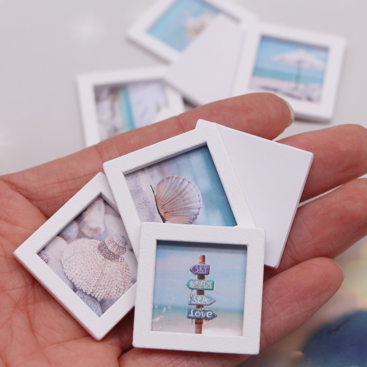 Dollhouse Miniature Wooden Oce - Engraved Wood Frame review and price