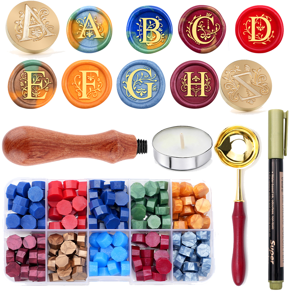 Alphabet Wax Seal Stamp Set -  - Wax Seal Letter Kit review and price