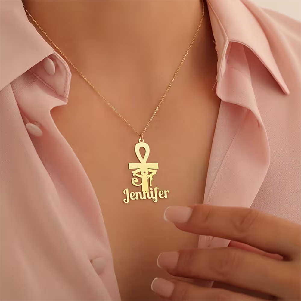 Custom Name Necklace Egyptian  - Name Necklace Custom review and price
