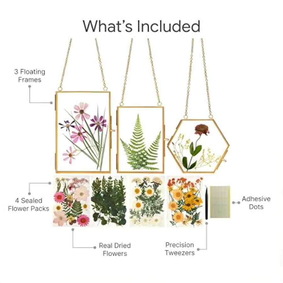 Pressed Flower Craft Kit for A - Pressed Flower Art review and price