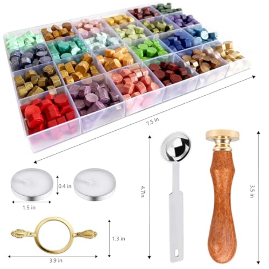 Wax Seal Stamp Kit - Sealing W - Wax Seal Letter Kit review and price